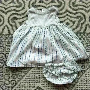 Authentic Baby organic cotton dress size 3-6 months